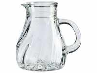 Stölzle Oberglas Wasserkrug Glas Salzburg 6er Set/Stabiler Glaskrug 0,5