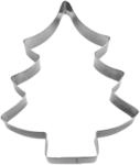 St&auml;dter 054059 Ausstechform -Tanne, Wei&szlig;blech, Silber, 19 x 19 x 3 cm