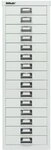 BISLEY MultiDrawer, 39er Serie, DIN A4, 15 Schubladen, Metall, 696 Verkehrswei&szlig;, 38