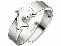 JOBO Kinder Ring Delfin 925 Sterling Silber Silberring Kinderring verstellbar...