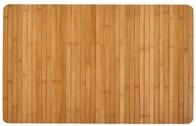 Kleine Wolke Badematte aus Bambus Natur 50 x 80 cm | Rutschhemmende Unterseite,...