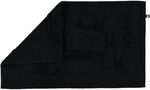 Rhomtuft Baumwoll-Badteppich 60x100cm schwarz