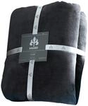 Irisette 8900-11 8900-11 Castel Kuscheldecke Uni, 150 x 200 cm, anthrazit