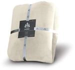 Irisette 8900 - 80 Castel Uni Kuscheldecke / 150 x 200 cm, natur
