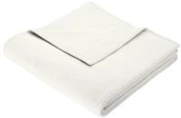 Biederlack Wohn- und Kuscheldecke, 100 % Baumwolle, Samtband-Einfassung, 150 x 200