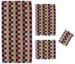 Caw&ouml; Handtuch Lifestyle Karo Walk-Frottier bunt Gr&ouml;&szlig;e 50x100 cm