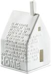 Liebe, Licht & Tr&auml;umen Teelichthalter aus Porzellan, 7 x 7 x 10 cm, Home
