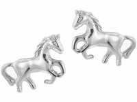 trendor Kinder-Ohrringe Pferd zauberhafter Ohrschmuck aus Silber für Mädchen,