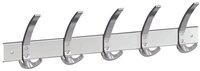 Kerkmann Wandgarderobe Public 5/10/6404 B65xT11xH17 cm alusilber Stahl