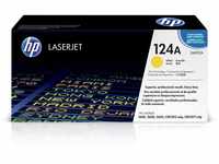 HP 124A (Q6002A) Gelb Original Toner für HP Color Laserjet 2600, 2605, 1600,...
