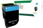 Lexmark 71B2HC0 R&uuml;ckgabe-Tonerkassette Cyan mit hoher Kapazit&auml;t