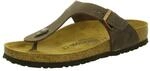 Birkenstock Classic Gizeh Leder 743831, Zehentrenner, Braun (Habana 5326), 35 EU (2.5
