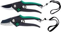 Br&uuml;der Mannesmann Gartenscheren-Set, Leichtmetall-Amboss-Astschere, Blumenschere mit