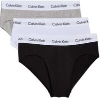 Calvin Klein Herren 3er Pack Unterhosen Hip Briefs Unterw&auml;sche, Mehrfarbig