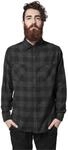 Urban Classics TB297 Checked Regular Fit Herren Freizeit Hemd,Mehrfarbig (blk/cha),