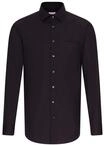 Seidensticker Herren Mens Regular Longsleeve Cotton Business Shirt, Schwarz(001000),