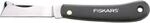 Fiskars Okuliermesser, Gesamtl&auml;nge: 17 cm, Rostfreier Stahl, Schwarz, K60,...