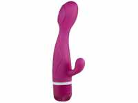 You2Toys Pink Leaf Vibrator - softer Vibrator mit Klitoris-Reizer für Frauen und