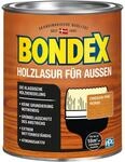 Bondex Holzlasur f&uuml;r Au&szlig;en Oregon Pine 0,75 L f&uuml;r 10 m&sup2; | Hoher Wetter- und