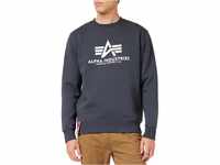Alpha Industries Herren Basic Pullover Sweatshirt, Marine, M