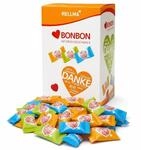 HELLMA Herzbonbons 200 P&auml;ckchen &ndash; einzeln verpackte Bonbon-P&auml;ckchen mit
