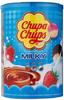Chupa Chups Milky Lutscher-Dose, praktische Box mit 100 Lollis in 3 cremigen