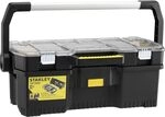 STANLEY Tools Werkzeugtrage 2-in-1 Set (67 x 32 x 25 cm, mit Organizeraufsatz,...