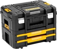 DEWALT TSTAK stabelbare Werkzeugbox (Transportbox Combo bestehend aus TSTAK II,...