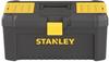 Stanley Werkzeugbox / Werkzeugkasten (16", 20x19,5x41cm, stabiler Werkzeugkoffer aus