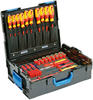 GEDORE VDE-Werkzeugkoffer HYBRID, Set 53-tlg, gefüllt, Werkzeug für Elektriker,