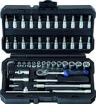 Projahn 1/4" Steckschl&uuml;ssel Satz 46tlg proficraft, 48 Zahn Knarren - 8651