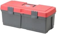 h&uuml;nersdorff Werkzeugkoffer Abmessungen ca. L 560 x B 260 x H 230 mm, Grau/Rot ALPHA