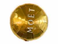 Moet Chandon Gold Imperial Helium Riesen Ballon Balloon ca 60cm