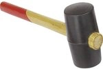 Br&uuml;der Mannesmann Hartgummihammer 65 mm vibrationsd&auml;mpfend, ergonomischer