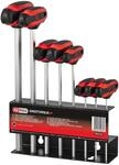 KS Tools 158.8130 ERGOTORQUEplus T-Griff-Innensechskant-Schl&uuml;ssel-Satz, 8-tlg.