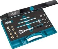 HAZET Werkzeug-Satz 1557/21 Vierkant hohl 10 mm (3/8") Au&szlig;en TORX Profil, Innen TORX