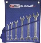 KS Tools 518.3220 CHROMEplus Doppel-Maulschl&uuml;ssel-Satz, 6-tlg.