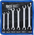 BGS 1745 | Offener Doppel-Ringschl&uuml;ssel-Satz | SW 8 x 9-18 x 19 mm