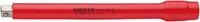 KNIPEX Verl&auml;ngerung mit Innen- / Au&szlig;envierkant 1/2" 250 mm, 98 45 250