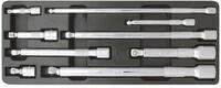 KS Tools 918.0009 1/4"+3/8"+1/2" CHROMEplus Kipp-Verl&auml;ngerungs-Satz, 9-tlg.