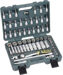 Br&uuml;der Mannesmann Werkzeug Steckschl&uuml;sselsatz 3/8", 61-tlg.,, M 2045-SL