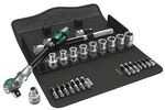 Wera 8100 SC 9 Zyklop Speed-Knarrensatz, 1/2 Zoll-Antrieb, z&ouml;llig, 28-teilig,