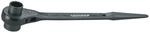 Gedore 1648926 29 19x24 Stahlbauknarre, Doppel-6-kant 19x24 mm, mmkk, 19x22 mm