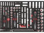 VIGOR Steckschl&uuml;ssel Werkzeug-Satz, V4188, 1/4&Prime;, 3/8&Prime;, 1/2&Prime;, 1/4&Prime;, E Profil