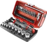 FACOM 1/4 Zoll Steckschl&uuml;ssel Satz, 12kt, 27 Teilig, 1 St&uuml;ck, RL.NANO112