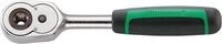 STAHLWILLE 415B l 1/4 Bit-Ratsche l kompakte Knarre mit 22 Z&auml;hnen l