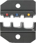 KNIPEX Crimpeinsatz f&uuml;r isolierte Kabelschuhe + Steckverbinder, 97 49 06
