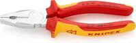 KNIPEX Kombizange Chrom-Vanadin verchromt isoliert, 01 06 190 | Mit