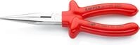 KNIPEX Flachrundzange, VDE-gepr&uuml;ft 200 mm, 26 17 200 | Mit Schneide