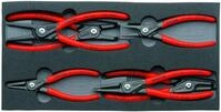 KNIPEX Pr&auml;zisions-Sicherungsringzangen-Set in Schaumstoffeinlage 6-teilig, 00 20 01